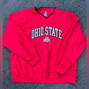 NCAA Official Ohio State Windbreaker pullover